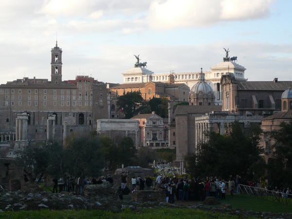 the Roman Forum and all kinds of other things...