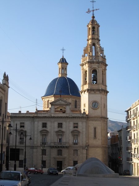 Valencian Baroque church of Santa MarÃ­a