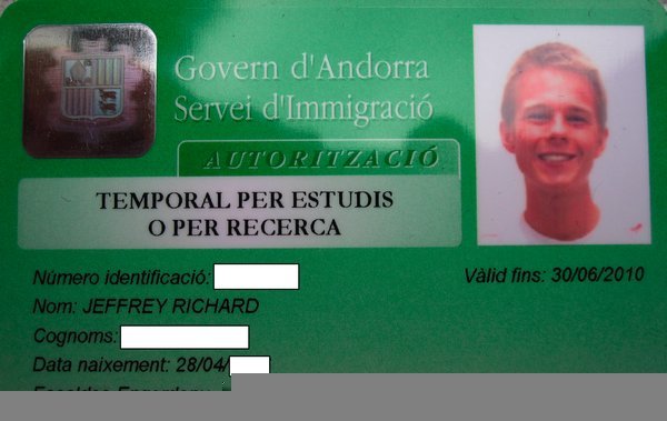 My residency permit