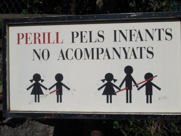 Peril for unaccompanied children!