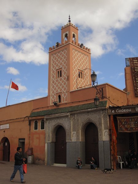 Mosque in Djemaa el Fna