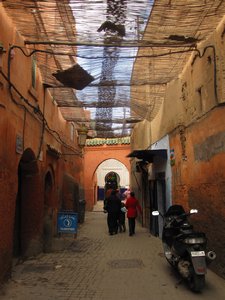 Covered Medina street