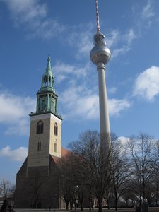 Marienkirche and Fernsehturm 