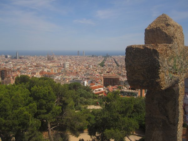 Looking over the city from 3 creus
