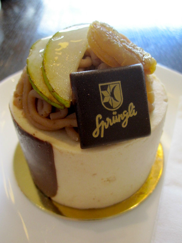 Pastry from Confiserie Sprüngli