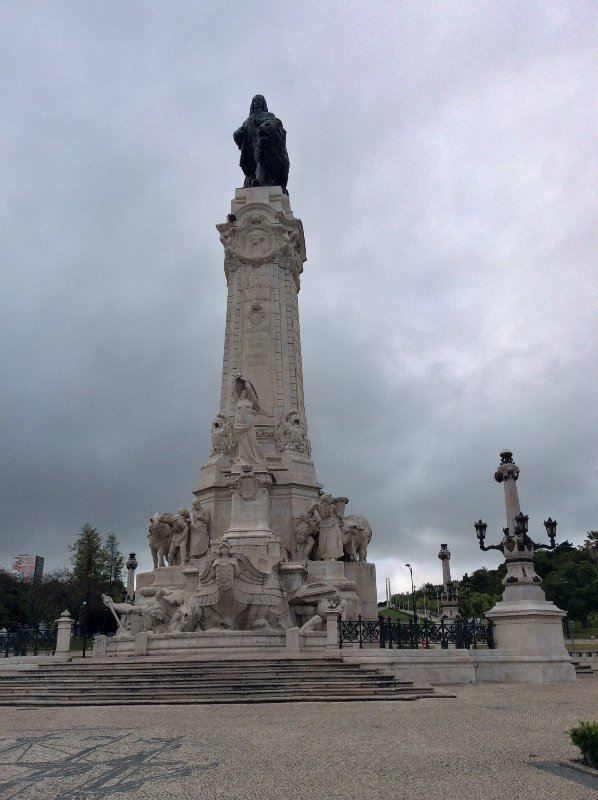 Statue of the 1st Marques de Pombal on Av. Liberdade