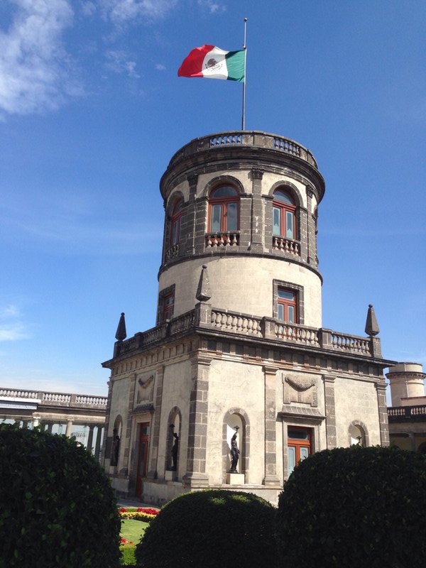 Tower at the Castillo de Chapultepec