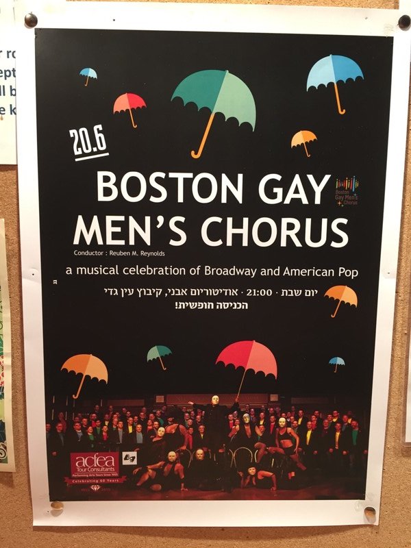 Our poster for the evening's performance!