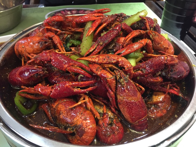 Spicy crayfish at FOMO