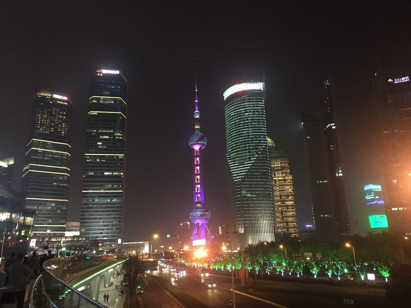 Last evening views of Pudong