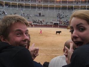 look, a bullfight!