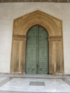 Bronze doorway