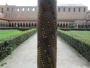 Central walkway of cloister