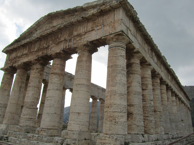 Elymian temple front angle
