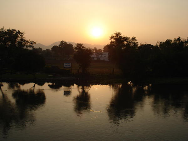 Sunset on River Kwai