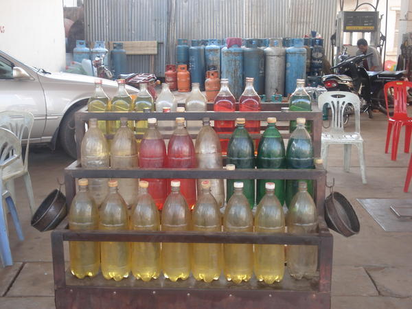 Gas station Cambodia style
