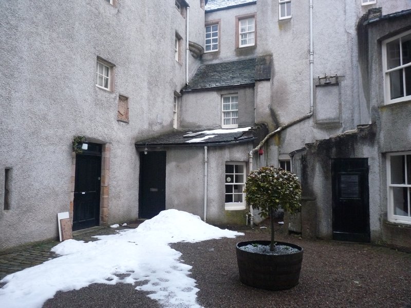 Leith Hall courtyard