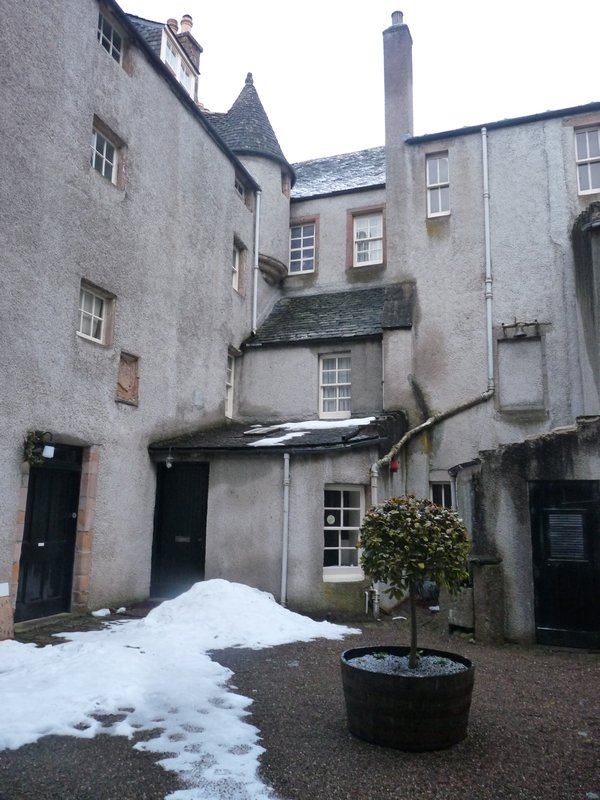 Leith Hall courtyard
