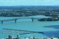 mini-Auckland bridge from sky tower