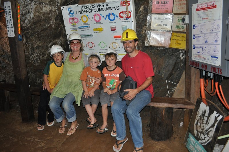1. Mining Family, hoping to strike gold weather-wise at least!)