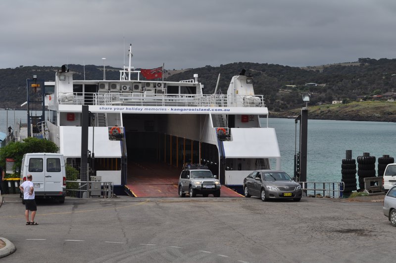 8 The ferry to Kangaroo Island