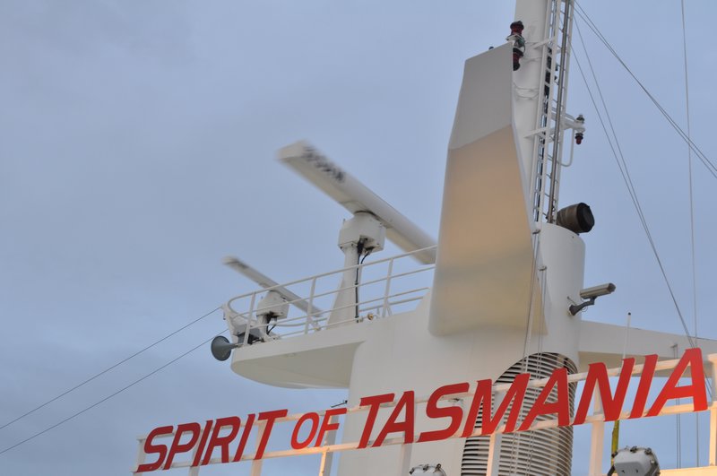 a15 More excitement, as we board the ship to Tasmania
