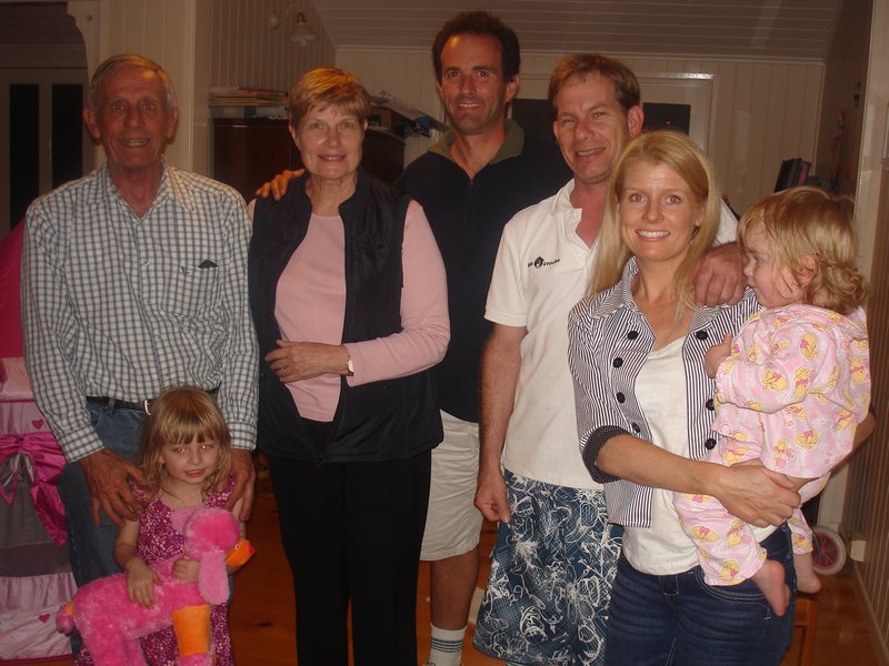 21. Dave Surmon with his family