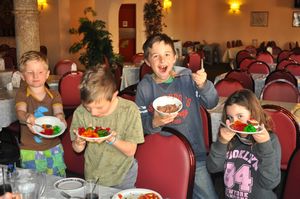 30. All you can eat buffet - the kids would have preferred to skip mains