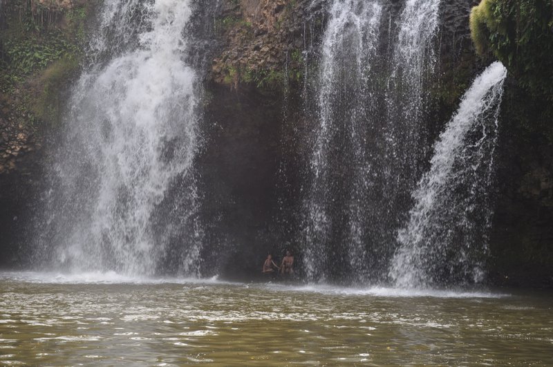 4. Oliver & Paul swim out to the water fall
