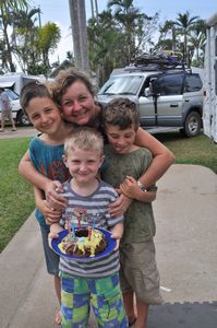 1. Happy Birthday Quinton (and no, the cake is not shop-bought, but home baked!)