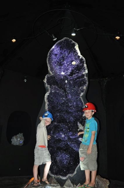 9. The world's biggest geode has its home in Atherton!