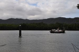 43. Taking the cable ferry to Cape Tribulation