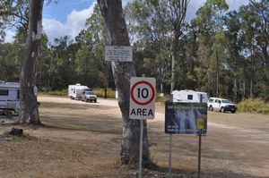 80. An example of a free caravan site in Queensland
