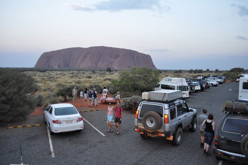 9. Here, we were definitely not alone. It is unbelievable how many people make the trek to see Uluru