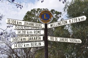 1. A long way from home, at Alice Springs. In fact, we are a long way from anywhere!