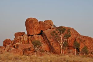 63. Sun rise at Devils Marbles (or just after it rose, to be honest!)