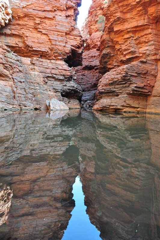 12. Water hole in Hancock Gorge