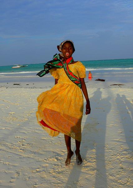 Zanzibar kids having fun