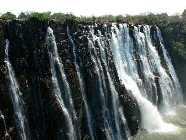 Victoria Falls - the water was sparse as we arrived at the end of the dry season.