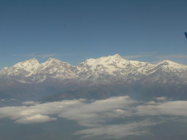 Flying back to Kathmandu