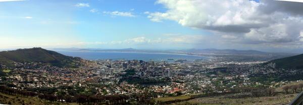 View of Cape Town from Table Moutain