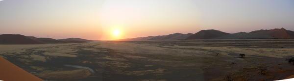Dune 45 sunset panorama