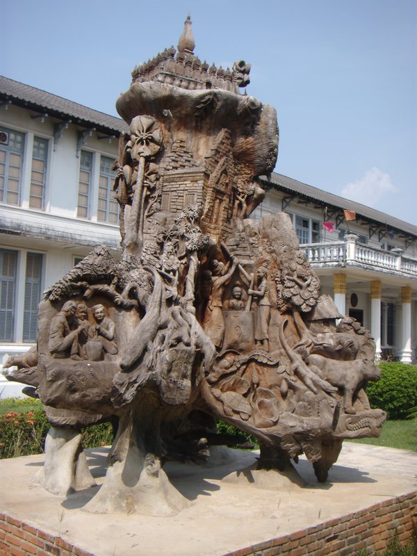 Sculpture Outside Laos National Museum