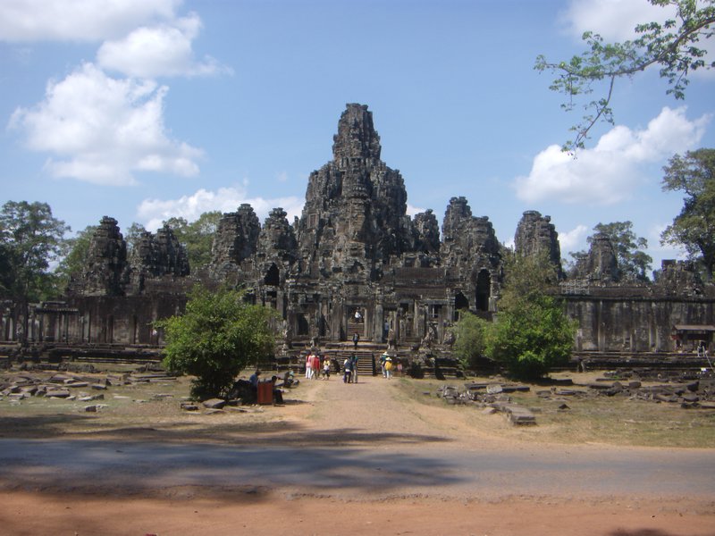 Main Bayon Temple in Angkor Thom