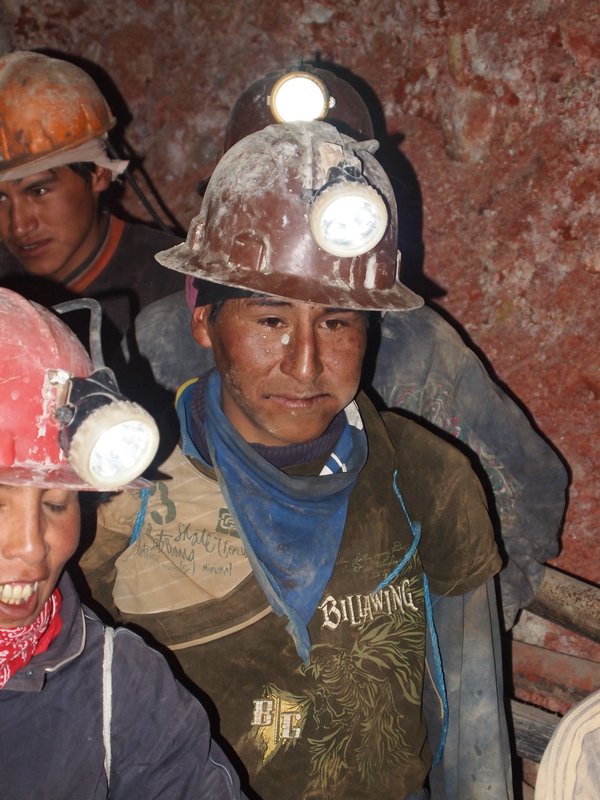 Tired Looking Miner Chewing Coca
