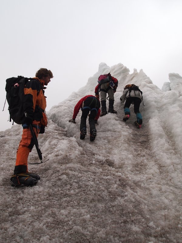 Climbing the Glacier