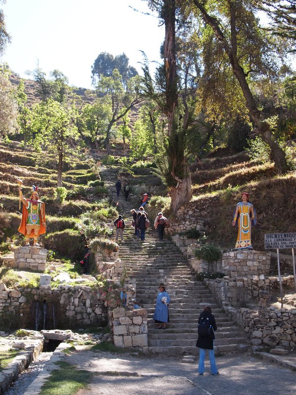 The Inca Stairs at Yumani