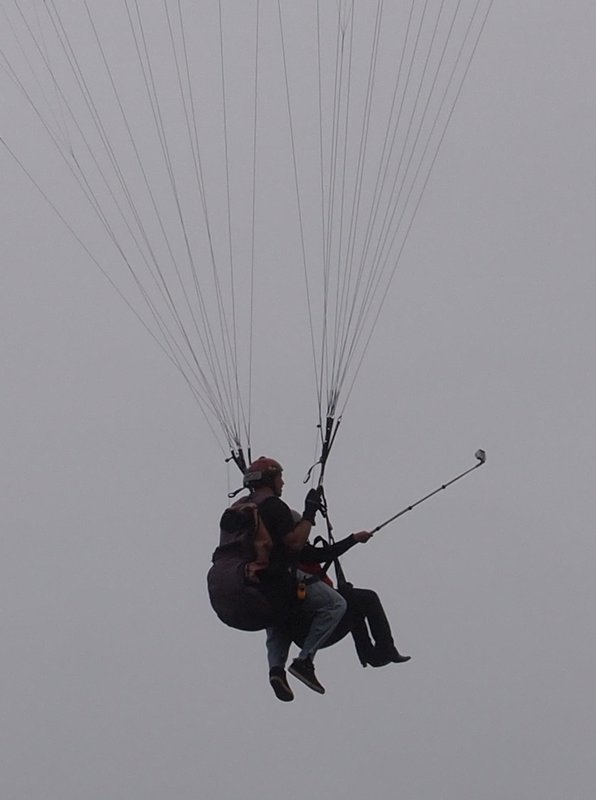 Paragliding Down the Costa de Lima