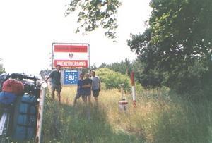 The Austrian - Czech border
