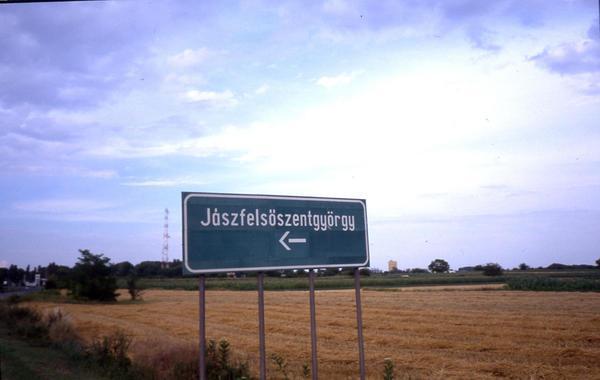 Road sign.